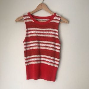 Rachel Roy striped sweater tank